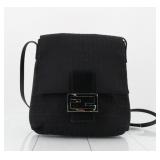 Fendi Zucchino Canvas Shoulder Bag