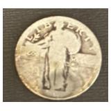 No Date Standing Liberty Quarter