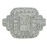 14kt White Gold 1.15 ct Natural VS Diamond Ring
