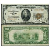 1929 $20 Cleveland Federal Reserve Bank Note