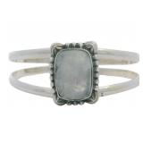 Natural 12.50 ct Cabochon Moonstone Cuff Bracelet