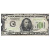 1934  $500 Light Green Federal Reserve Note