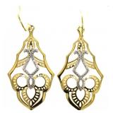 XX-Large Diamond Accent Chandelier Earrings