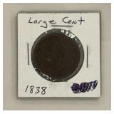 1838 Large Cent