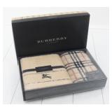 Burberry Unused Face Towels 100% Cotton