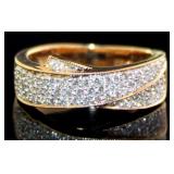 18kt Rose Gold 1/2 ct Natural Diamond Ring