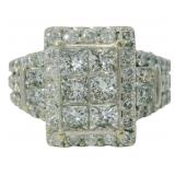 14k Gold 2.15 ct Natural Brilliant Diamond Ring