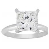 Platinum 2.00 ct Princes Cut VS Lab Diamond Ring
