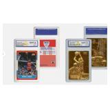 Kobe Bryant & Michael Jordan Fleer Rookie Card Set