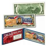Donald Trump $2 Bill & Trump Supporter Cards