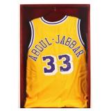 Autographed Kareem Abdul-Jabbar Framed Jersey