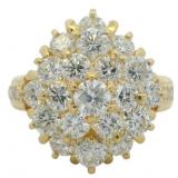 18kt Gold 2.05 ct Natural VVS Diamond Ring