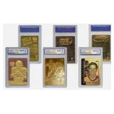 23K Tom Brady NFL Gold Card Set