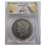 1878 CC Carson City Morgan Silver Dollar