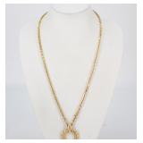 Yves Saint Laurent Circle Chain Necklace
