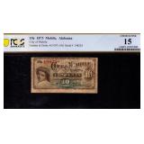 1873 10 Cent Alabama Note