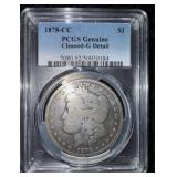 1878 CC Carson City Morgan Silver Dollar