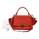 Celine Trapeze Suede Leather 2Way Bag