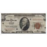 1929 Chicago $10 Federal Reserve Bank Note