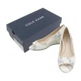 Cole Haan Grand Ambition Open-Toe Wedge sz 8