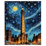 Chicago Water Tower LTD EDT Canvas Van Gogh LTD