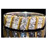 Platinum/Gold 1.05 ct Natural VS Diamond Ring