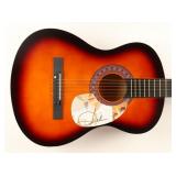 Autographed Reba McEntire Acoustic Guitar