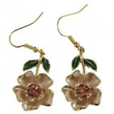 Elegant Peach Fashion Earrings