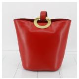 Celine Leather Bucket Bag