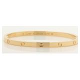 18kt Gold Cartier Mini Love Bangle Bracelet #16