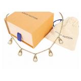 Louis Vuitton Brass Le Corie Pearly Glam Necklace