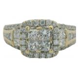 14k Gold 1.25 ct Natural Brilliant Diamond Ring
