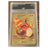 Pokï¿½mon Gold Custom Charizard Card