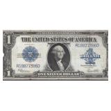 1923 $1 Horseblanket Silver Certificate Note