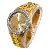 Rolex 18kt Gold Oyster Datejust Lady President