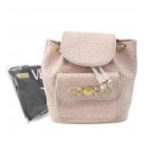Gianni Versace Pink Leather Backpack