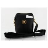 Versace Medusa Leather Shoulder Bag