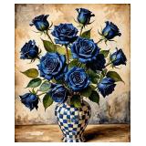 Black Bouquet 4 LTD Edition Canvas by Van Gogh LTD