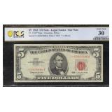 1963 $5 Star Legeal Tender Bank Note