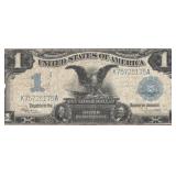 1899 $1 Black Eagle Silver Certificate Note