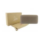 Christian Louboutin Studded Round Zippy Wallet