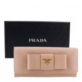 Prada Saffiano Ribbon Long Wallet