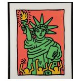 Statue of Liberty c.1986 Canvas by Keith Haring