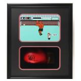 Autographed Mike Tyson Everlast Glove Display