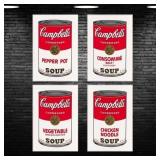 Andy Warhol Campbells Soup i, 1968 Set of 4