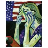 The Widow On Canvas Canvas by Van Gogh LTD