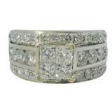 14kt Gold 2.85 ct Natural Brilliant Diamond Ring