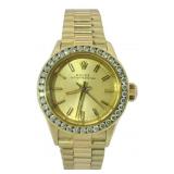 Rolex 18kt Gold Oyster Lady Datejust President