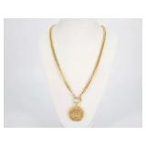 Chanel Cambon Medallion Necklace