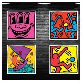Keith Haring Untitled, 1981-88 Set of 4